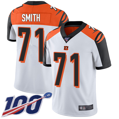 Cincinnati Bengals Limited White Men Andre Smith Road Jersey NFL Footballl #71 100th Season Vapor Untouchable->cincinnati bengals->NFL Jersey